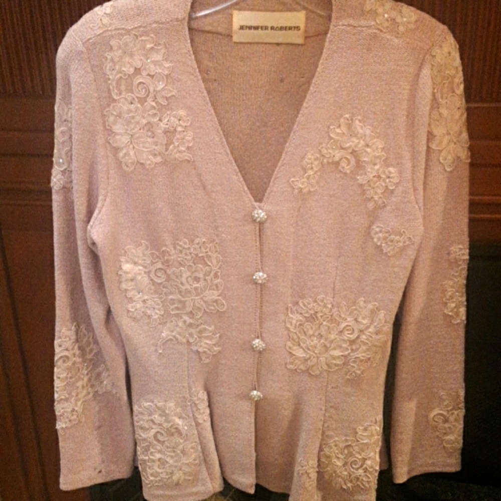 Dusty Rose Jacket by Jennifer Roberts